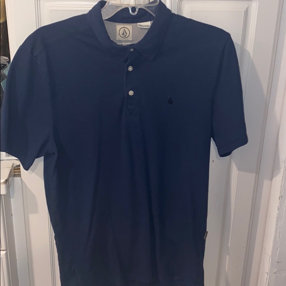 Volcom polo shirt. Navy blue.  size medium